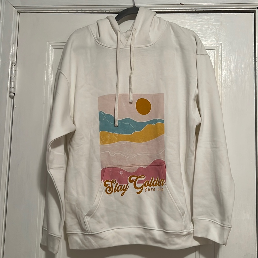 Pura Vida White Hoodie